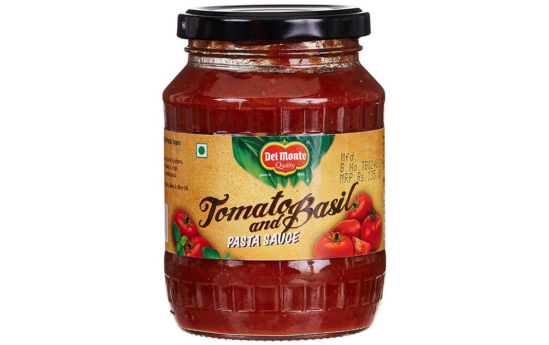Del Monte Tomato and Basil Pasta Sauce   Glass Jar  350 grams